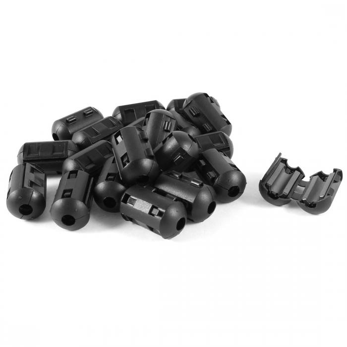 フェライトフィルタ コード フェライトコア ノイズ UF50B ブラック 径6mm 20個入り