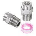 2個セット 40度スレッドワッシャースプレーチップ 1/4