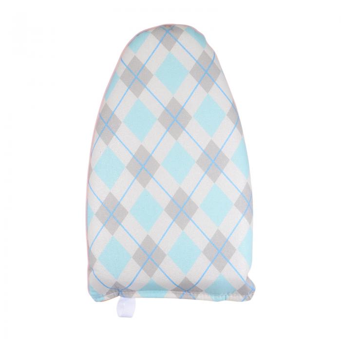 ガーメントスチーマーアイロングローブ フィンガーループ付き 防水スチームミット 衣類用耐熱ガーメントスチーマーミット ホワイトブルー