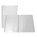 PATIKIL 24x31x3.5cm プラスチックスリーブ付きバインダー PP 60ポケット 防水 シートフォルダープロテクターポートフォリオ 論文発表用 作...