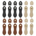 PATIKIL レザースナップバックル 12個 縫い付け式財布タブ留め具 バッグバックル留め具 スナップボタン留め具 レザー財布 ウォレット バッグ ノートブッ...