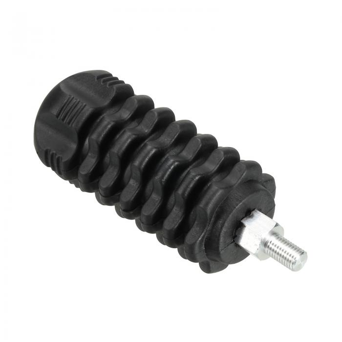 PATIKIL アーチェリーコンパウンドボウスタビライザー リカーブボウ射撃用ゴムダンパーエクステンション ブ ラック