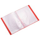 PATIKIL 31 x 24 x 3 cm バインダー プラスチックスリーブ付き PP 60ポケット 防水 ファイルポートフォリオ フォルダープロテクター 論...