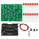 PATIKIL はんだ付け練習ボード 4セット 電子キット 試作PCBボード DIY 溶接回路 LED 回転風車 SMT 初心者 教育実験用