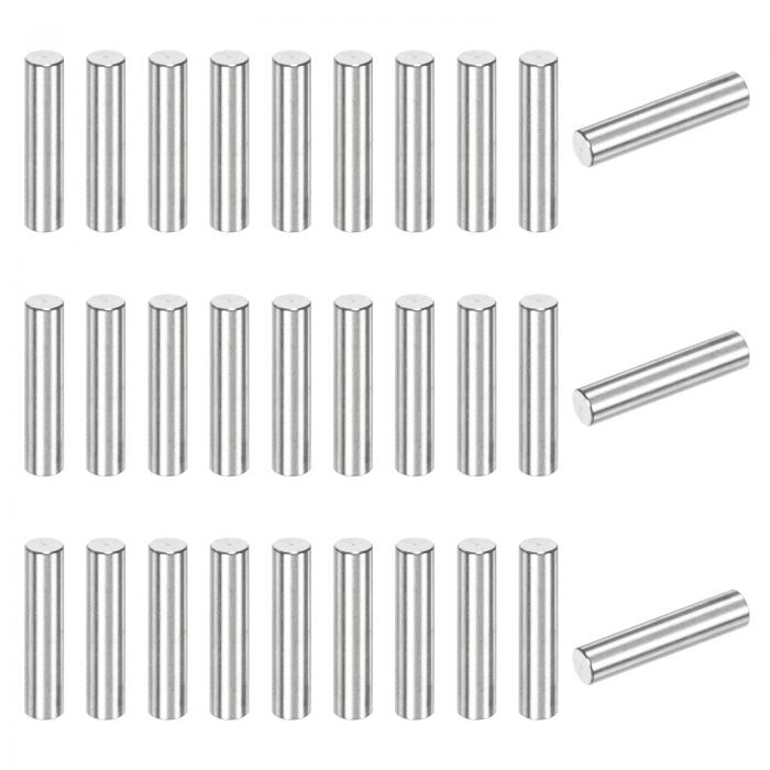 M METERXITY 100個入り2.5 x 12mm ダワールピン 304ステンレス鋼サポートピンファスナーエレメント 金..