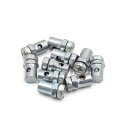 オートバイブレーキケーブルネジ ワイヤーファスナー ユニバーサル 金属 シルバートーン 10pcs