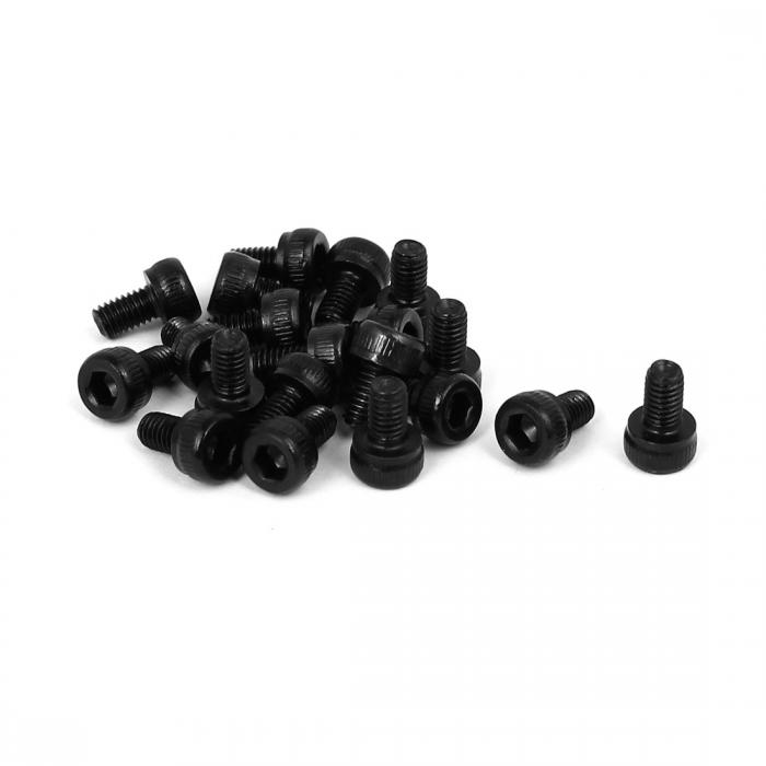 六角ソケットヘッドキャップネジ 六角穴付ボルト 合金鋼 完全ねじ 12.9グレード M3 x 5mm 20個