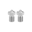 ブラスノズル ブラス製 ブラストーン 0.2mm 3Dプリンターノズルヘッダm6スレッド V5 V6 1.75mm押出機の印刷 2個入り