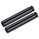 ディープインパクトソケット 13 mmドライブ 17 mm CR-Vスチール 150 mm長さ 6ポイント メトリックサイズ 2個