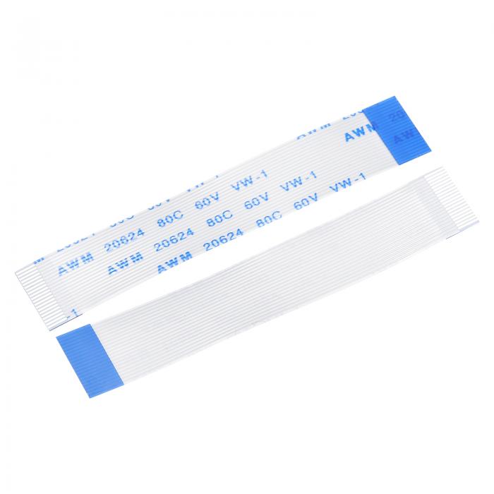 FFCリボンフラットフレキシブルケーブル LCD 3Dプリンター カメラ DVD TV ラップトップ オーディオ用 20ピン 0.5 mmピッチ 長さ60 mm (Bタイプ) 20個のサムネイル