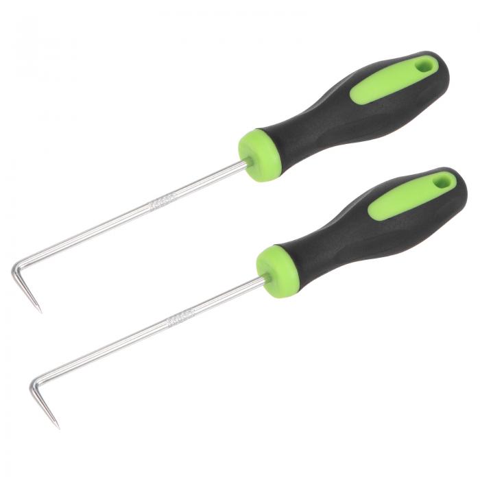 フックピックプーラー リムーバー 取り外し工具 オイルシール/Oリング ガスケット用 2