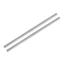 2個 直線運動ロッド 10mm x 300mm (0.39 x 11.81
