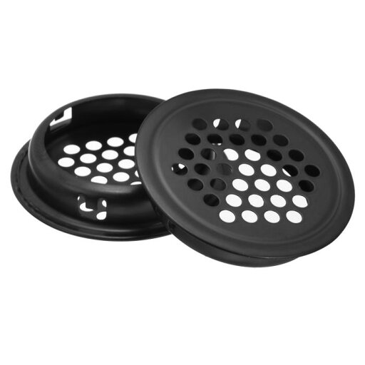 35mm(1-3/8") 円形ソフィットベント 30個 ステンレス鋼 円形エアベント ラウンドメッシュホール ルーバー キッチン 浴室 キャビネット 用 黒 35mm(1-3/8") 円形ソフィットベント 30個 ステンレス鋼 円形エアベント ラウンドメッシュホール ルーバー キッチン 浴室 キャビネット 用 黒