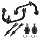 X AUTOHAUX Fordに対応F-150 2005-2008用の6個入りフロントサスペンションキット交換品 No.K80306/K80308/K80149...