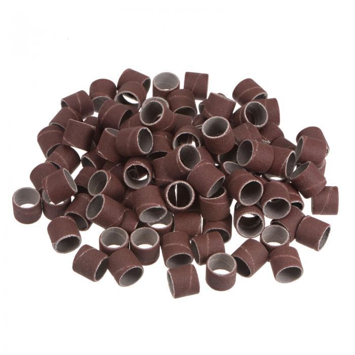 サンディングドラム 13 mm ミニサンディングスリーブ 240グリット サンディングバンド ドラムサンダー回転工具用 100個