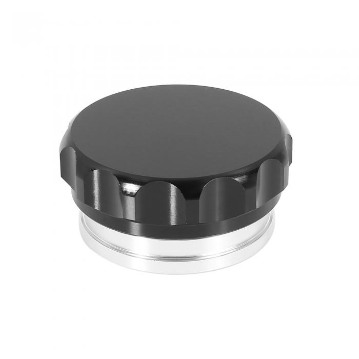 X AUTOHAUX 溶接フィラーネックとキャップ アルミニウム合金 石油燃料タンク用 50mm ID ブラック