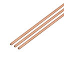 銅丸管パイプ 外径1.5 mm×内径1 mm 長さ500 mm 3個