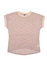 Allegra K レース トップス シースルー ブラウス 半袖 花柄 丸首 薄手 透け レディース パープル XS(4)