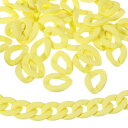 50個のアクリルリンクチェーンリング 39mmのプラスチッククイックリンクCクリップフックコネクター 財布バッグチェーン DIYクラフト宝石メイキング ライトイ...