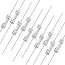 ファストブローヒューズリード線 5mm x 20mm 250V F10A セラミックヒューズ 10個