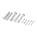M5 x 30mm フラット ヘッド 304 ステンレス鋼 クレビスピン 5個