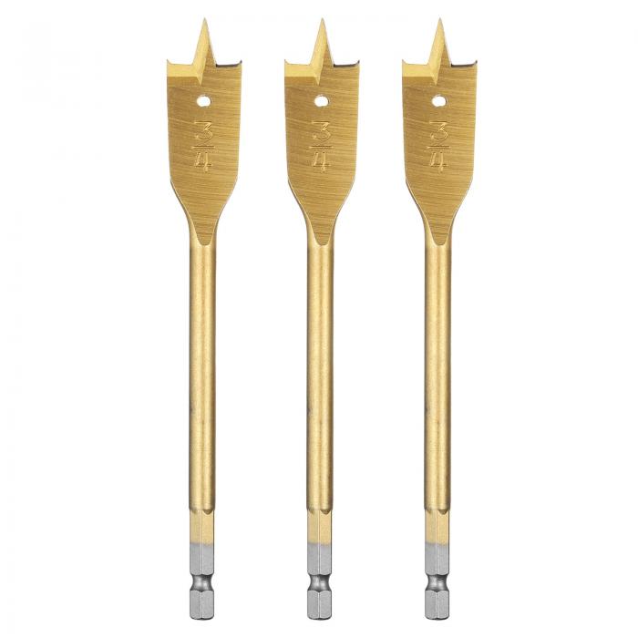 3個 スペードドリルビット3/4
