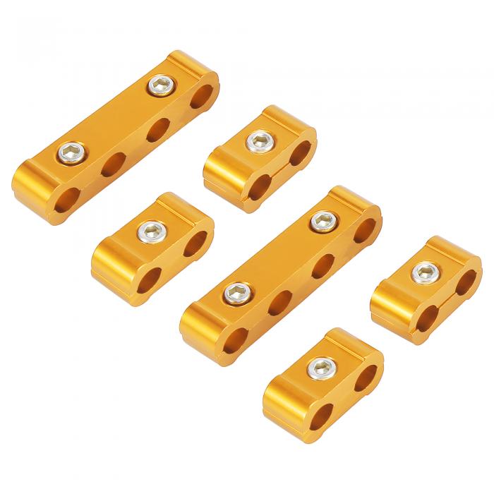 X AUTOHAUX エンジンスパークプラグワイヤーセパレーター 織機ディバイダーオーガナイザークランプ ア..