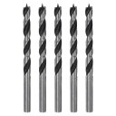 5個のブ ラッドポイ ントドリルビット 6mm(1/4