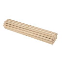 PATIKIL 3/8" x 12" 木製ダウエルロッド 25個 未塗装 木製ダウエルロッド 丸いハードウッドスティック DIYクラフトやホームデコレーション用