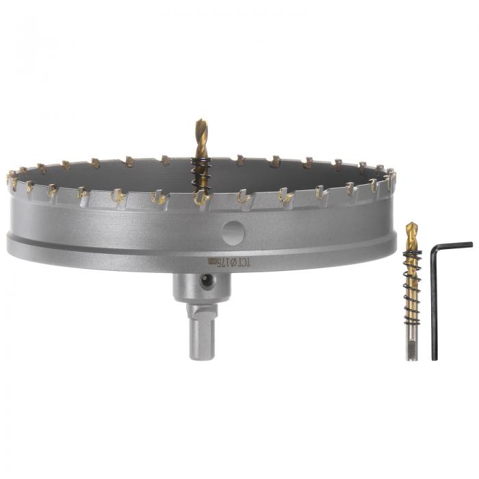 金属用ホールソー TCTカーバイドカッター 175mm / 6.9