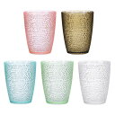 10オンスのアクリル製飲料用グラス 1セットのプラスチック製再利用可能なタンブ ラー食器 割れないウォーターグラスカップ スタッカブル&食器洗い機対応 家庭用屋外用レストラン用 ミックスカラー