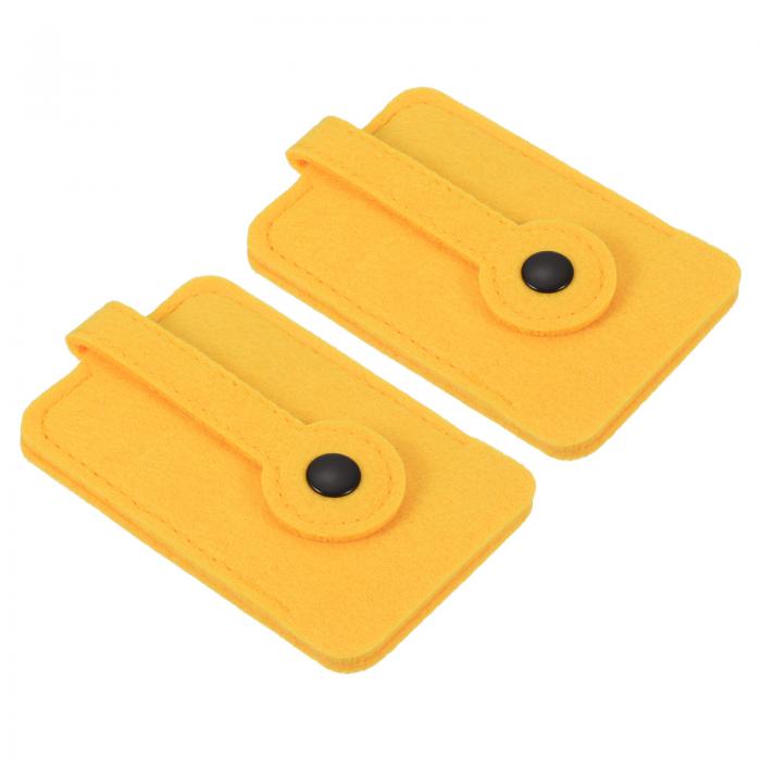 PATIKIL 引き出し式キーケース 2個 フェルト 車のキー整理ポーチ 巾着付き ホーム オフィス 車のキー用..