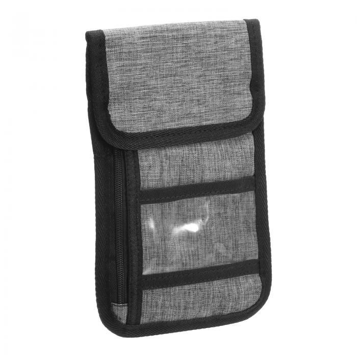 PATIKIL トラベルネックウォレットパスポートホルダー 旅行用収納パウチ RFIDブロック 防水 男女適用 ..