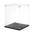 アクリルディスプレイケース 20x25x25cm クリアディスプレイボックス 組み立て式防塵ディスプレイボックス 収納オーガナイザー コレクターアクションフィギ...