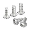 なべ頭機械ネジ 5/16-18x19.05 mm 304ステンレス鋼 18-8ネジ プラスドライブ 全ねじ ブライトフィニッシュ 10個