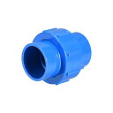 パイプ継手?40 mm x 40 mm?PVC?ユニオンソルベント?ソケットクイックコネクタ?ブルー