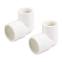 PVCパイプ継手?20mm x 25mm?90度エルボ?スケジュール?ソケット?40 ホワイト10個