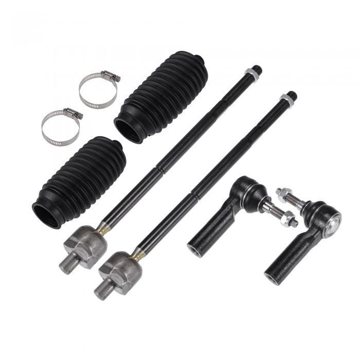 X AUTOHAUX フォードに対応 マスタング 2005-2010 用 6個セット フロント インナー アウター タイロッ..