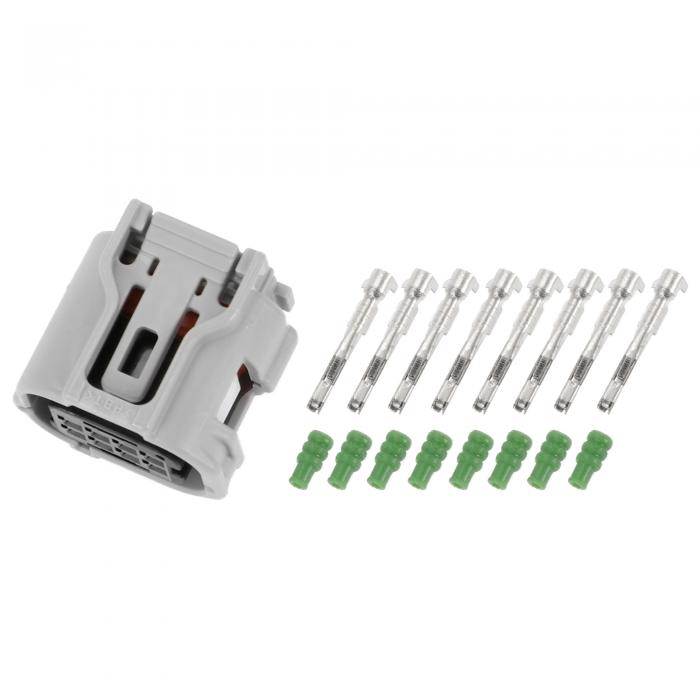 Partuto Toyotaに対応カローラ2019-2022用のクルーズコントロール距離センサーコネクタープラグNo.8821002020インナーフィーメールワイヤーターミナルコネクタープラスチックグレー