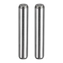 ノックピン 熱処理合金鋼 明るい仕上がりと正確な位置合わせ 余分な硬度用 8 mm x 1-19 mm 2個入り(4)