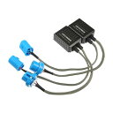 A ABSOPRO LED 車のヘッドライト キャンバス デコーダ C20 9007 9004 エラーフリー警告抵抗器 デコーダ交換用アンチフリッカー抵抗器 プラスチック ブラック (2 個セット)