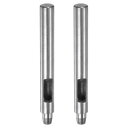 革穴パンチ 6.5 mm ストレート ラウンドパンチグロメットスナップ リベットセッター レザークラフト服ハンドバッグ生地カーテン用 2個入り