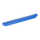 エッジカードコネクター 金メッキ製造 ブルー PCBゴールドフィンガーボード スロットワイヤータイプ ソケット56 ピン 3.96mm ピーチ(4)