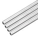 アルミ丸型ストレートチューブ?30cm長さ?6mm内径?11mm外径?6063シームレス 4個