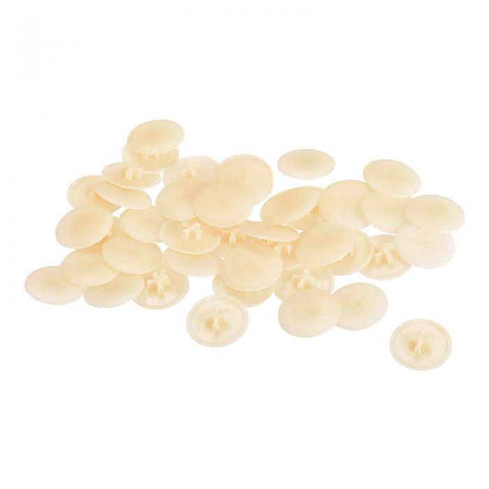 スクリューキャップカバー 17x4 mm プラスチック製 ネジ飾りカバー プラスカム用継手ナット セルフタッ..