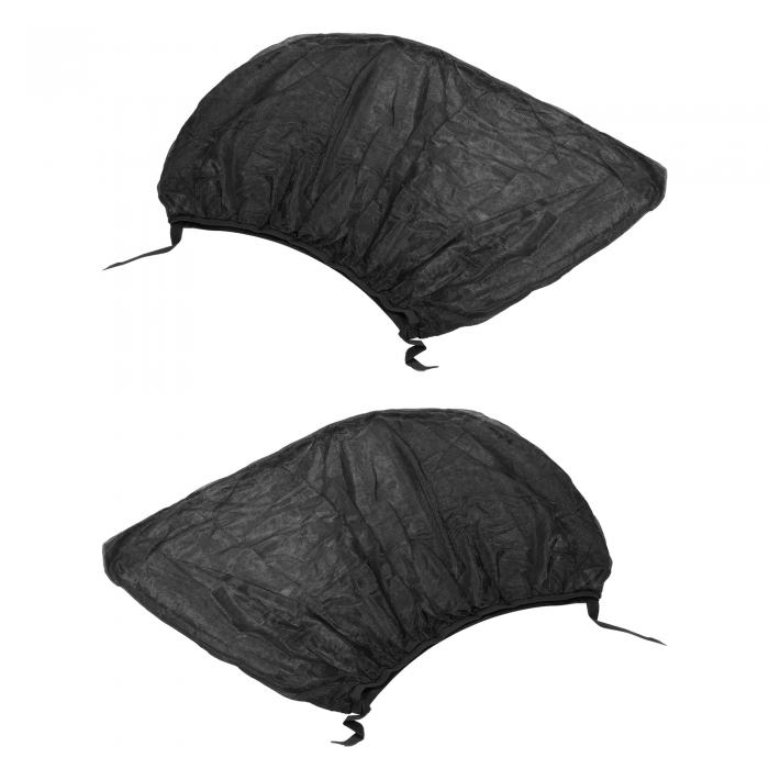 サンシェード 車の側面の窓 ユニバーサル 通気性メッシュ紫外線防止 120x50 cm 1ペア