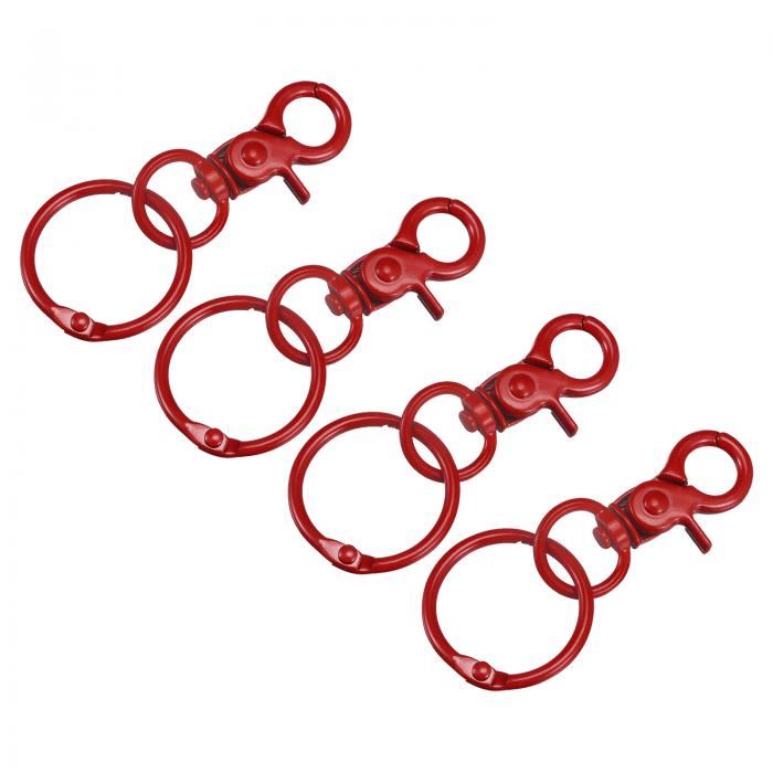 スイベルクラスプストラップスナップフック バインダーリング付き 44 mm カラフル ロブスタークロウク..