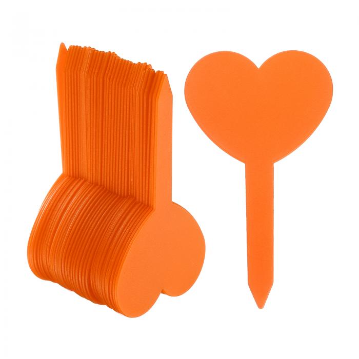 100個のプラスチック植物ラベル3.26" x 1.97"再利用可能な防水＆耐日光ガーデンタグ なえぎ ハーブ 花..