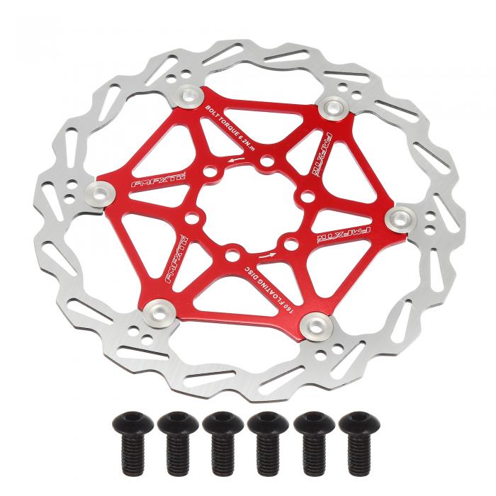 商品詳細 特徴 【属性1】ローターサイズ: 外径: 160 mm; 中心径: 44 mm; 厚さ: 2 mm; スレッドサイズ: M5x0.75。【属性2】耐久性のある素材：自転車のブレーキローターは、耐熱性に優れ、掃除が簡単で、強くて耐久性があり、変形しにくく、長寿命のスチール素材でできています。【属性3】優れた放熱性: 自転車のディスクブレーキディスクの適切な穴間隔設計により、熱放散が良好で、砂やほこりがたまりにくいため、自転車のブレーキディスクを清潔に保ち、摩耗や損傷を軽減します。【属性4】取り付け簡単: この6つボルトスタイルはディスクブレーキボディとフォークに簡単に取り付けられ、穴あけや溶接は不要です。フロントとリアのディスクブレーキローターを備えたバイクの優れた代替品です。【属性5】幅広い用途：マウンテンバイクのブレーキディスクローターは優れたブレーキ効果があり、ロードバイク、マウンテンバイク、自転車、ロードレース、BMXなど、ほとんどの自転車に適しています。【商品説明】説明:自転車のディスクブレーキローターは、雨天でも乾燥した天候でも信頼性の高い制動力を発揮します。取り付けが簡単で、1台の自転車のフロントとリアのディスクブレーキローターの交換に最適です。美しい外観、優れた制動効果、無騒音、耐摩耗性、安全、安定、快適、便利。放熱性が良く、砂やホコリが溜まりにくい。優れた耐摩耗性、高速通気性、優れた放熱性。ロードバイク、マウンテンバイク、自転車、マウンテンバイク、ロードレーシングバイク、BMXなど、ほとんどのバイクに適しています。仕様:材料: ステンレス鋼 アルミニウム合金外径:160mmセンター径:44mm厚さ:2mmねじサイズ:M5x0.75注意：ご購入前にサイズをご確認ください。パッケージ内容:1個自転車ディスクブレーキローター6個ボルト 注意書き ■商品の色及びサイズは、撮影状況やPC環境により多少異なって見える場合がございます。 ■サイズは目安です。商品により若干の誤差がございます。 ■メーカーの都合により、商品細部のデザインや素材が予告無く変更される場合がございます。