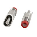 ステンレス鋼豚給水器 4/5 インチネジ付き 自動豚フィーダー給水器 レッドキャップ 給餌散水セット 豚ホームファーム飲料用品 2 個